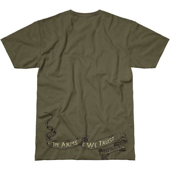 T-Shirt 7.62 Design In Arms We Trust Military Green
