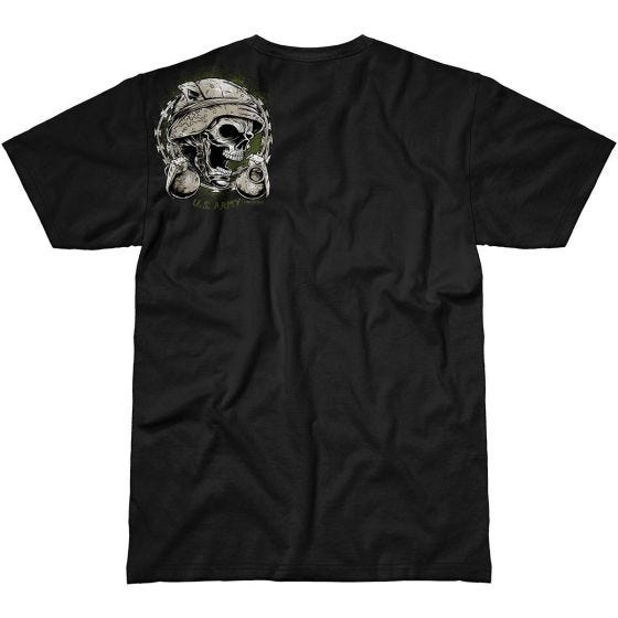 T-Shirt 7.62 Design Army Never Accept Defeat Preto