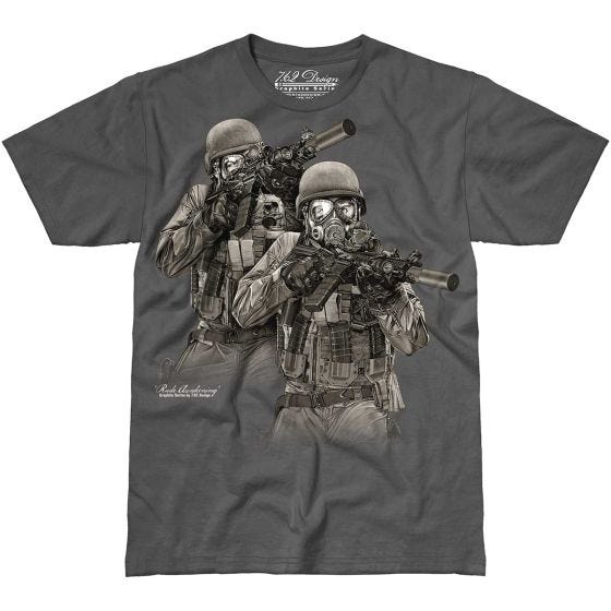 T-Shirt 7.62 Design Rude Awakening Carvão