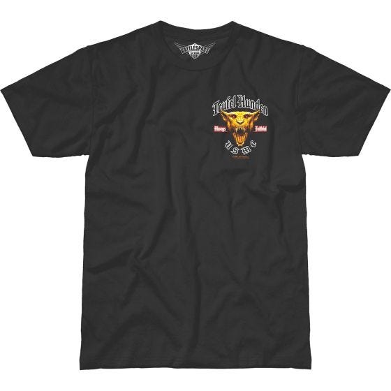 T-Shirt 7.62 Design USMC Devil Dog Battlespace Preto