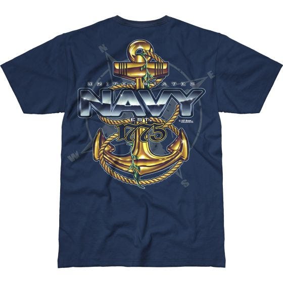 T-Shirt 7.62 Design USN Compass Battlespace Navy