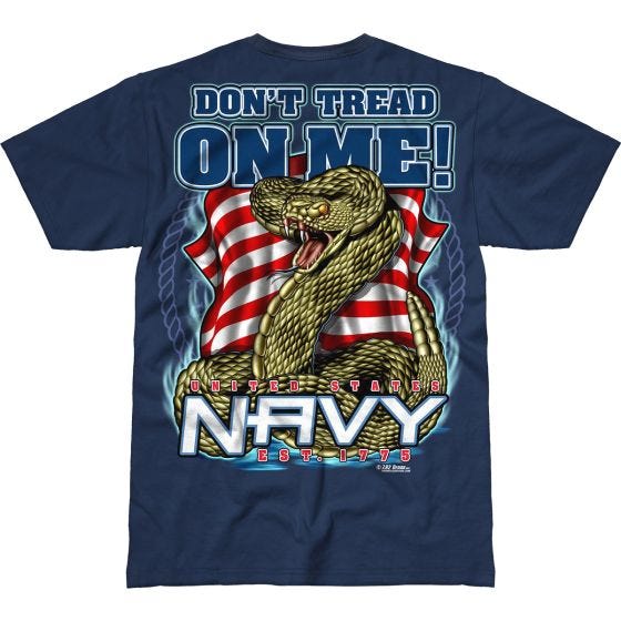 T-Shirt 7.62 Design USN Don't Tread On Me Battlespace Navy