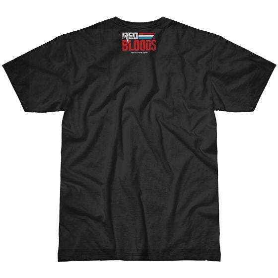 T-Shirt 7.62 Design Red Bloods Battle Spade Preto