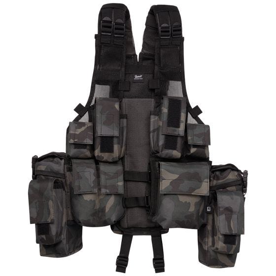 Colete tático Brandit - Dark Camo