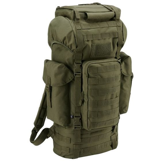 Mochila Brandit Combat MOLLE - Verde-Azeitona