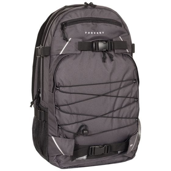 Mochila Forvert Laptop Louis - Cinzento Escuro