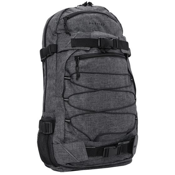 Mochila Forvert Melange Laptop Louis - Black Melange