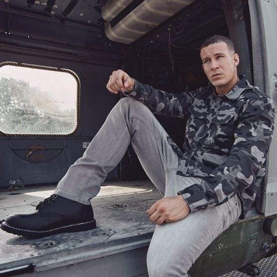Sweatshirt Brandit Vintage - Grey Camo