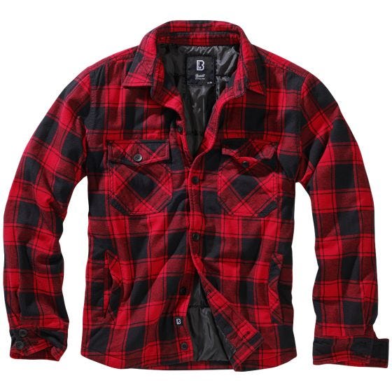 Casaco Brandit Lumber - Vermelho/Preto