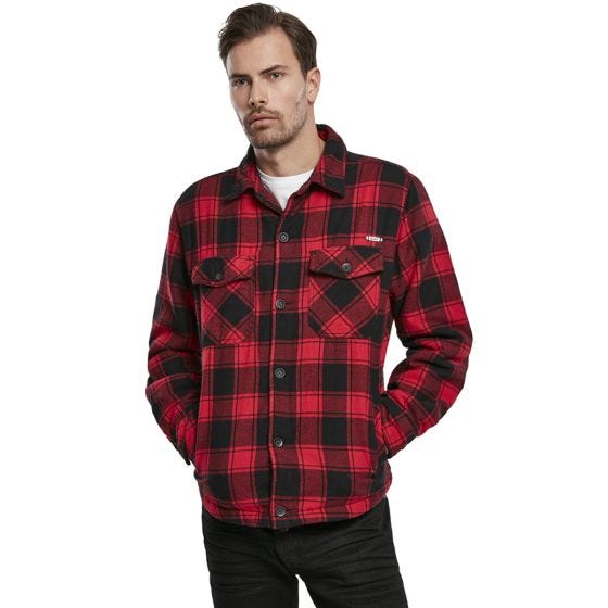 Casaco Brandit Lumber - Vermelho/Preto
