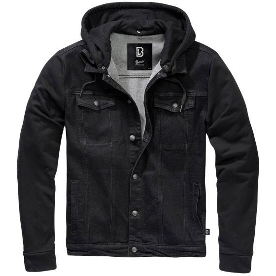 Casaco Brandit Sweat Cradock Denim - Preto/Preto