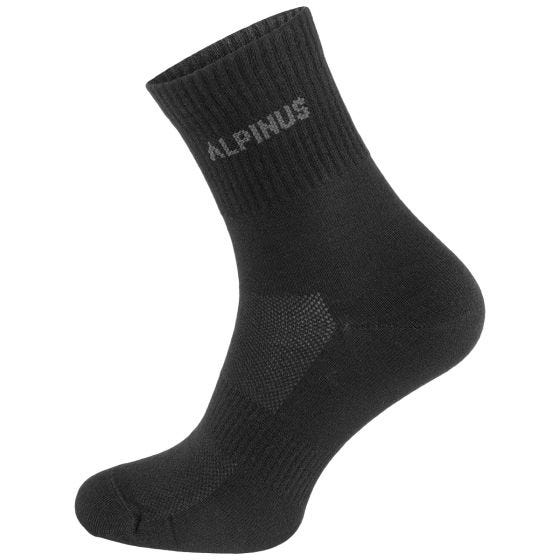 Meias Alpinus Alpamayo 3-Pack - Preto/Cinza/Branco