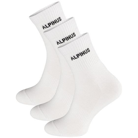 Meias Alpinus Alpamayo 3-Pack - Branco