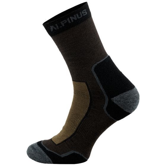 Meias Alpinus Sveg - Castanho/Preto