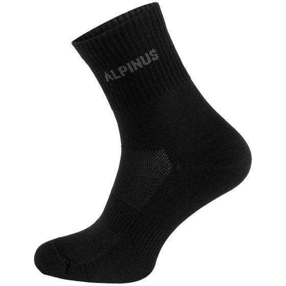Meias Alpinus Alpamayo 3-Pack - Preto
