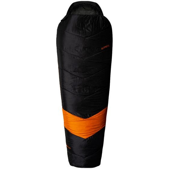 Saco-cama Alpinus Classic 1050 (Left) - Preto/Laranja