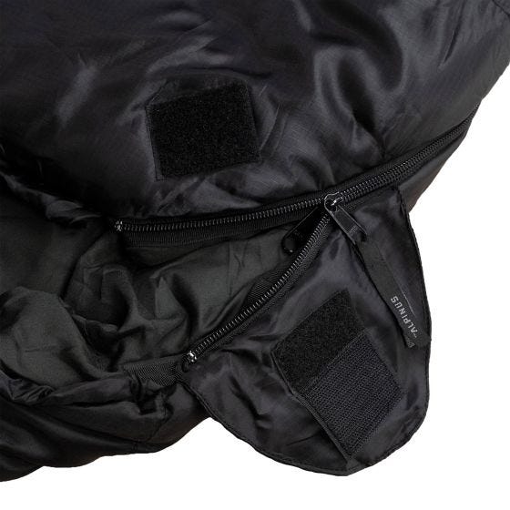 Saco-cama Alpinus Classic 1050 (Left) - Preto/Laranja
