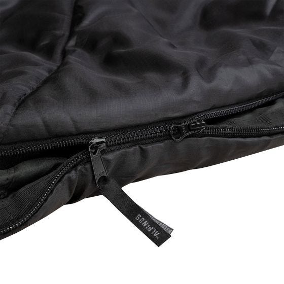 Saco-cama Alpinus Classic 1050 (Left) - Preto/Laranja