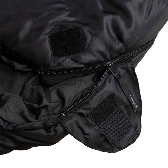 Saco-cama Alpinus Classic 1250 (Left) - Preto/Vermelho