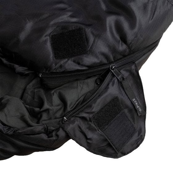 Saco-cama Alpinus Classic 1250 (Right) - Preto/Vermelho