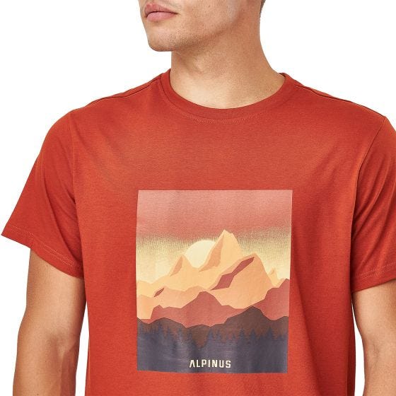 T-Shirt Alpinus Active Drefekal - Laranja