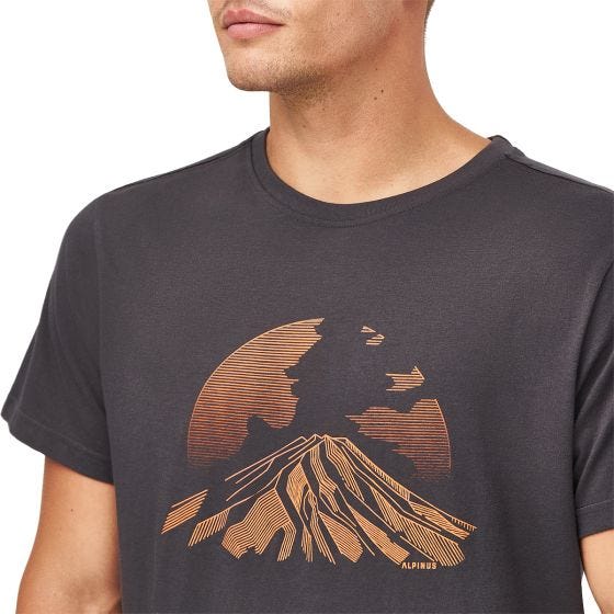 T-Shirt Alpinus Active Etna - Grafite