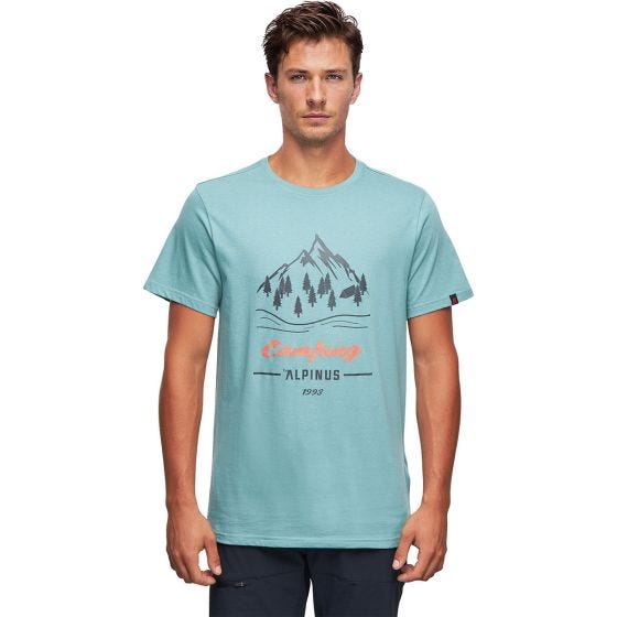 T-Shirt Alpinus Active Polaris Homem - Mint