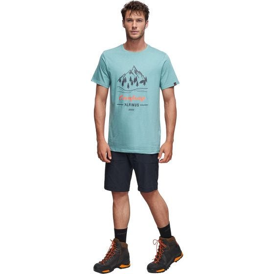 T-Shirt Alpinus Active Polaris Homem - Mint