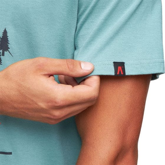 T-Shirt Alpinus Active Polaris Homem - Mint