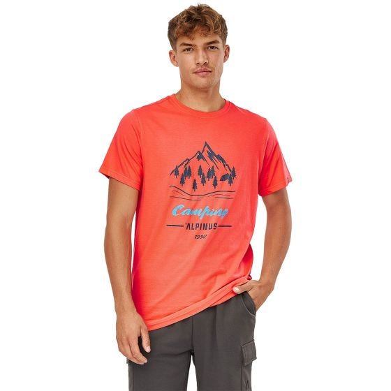 T-Shirt Alpinus Active Polaris Homem - Rosa