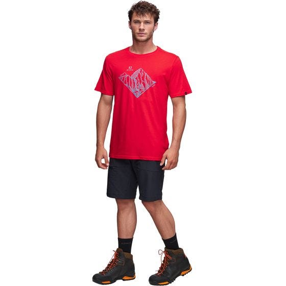 T-Shirt Alpinus Tactical Skilbrum - Vermelho