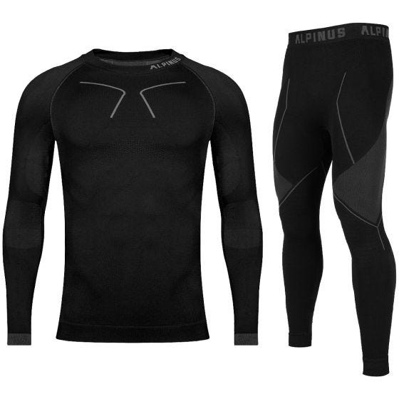 Conjunto de roupa interior Alpinus Tactical Homem - Preto/Cinza