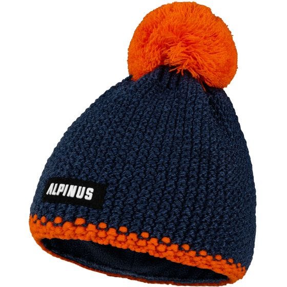 Chapéu de inverno Alpinus Tactical Mutenia - Navy-Orange