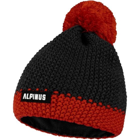 Chapéu de inverno Alpinus Tactical Mutenia - Black-Red