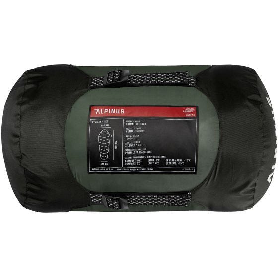 Saco-cama Alpinus Primalight 1000 (Left) - Verde