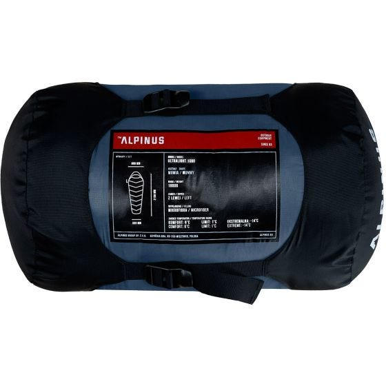 Saco-cama Alpinus Ultralight 1000 (Right) - Azul