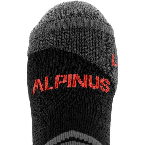Meias de trekking Alpinus Valletto Merino Coolmax - Preto