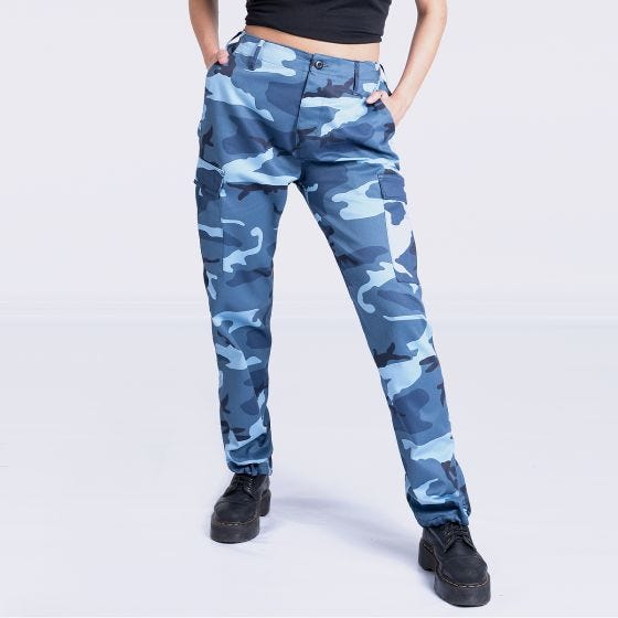 Calças Mil-Tec Ranger Mulher - Skyblue