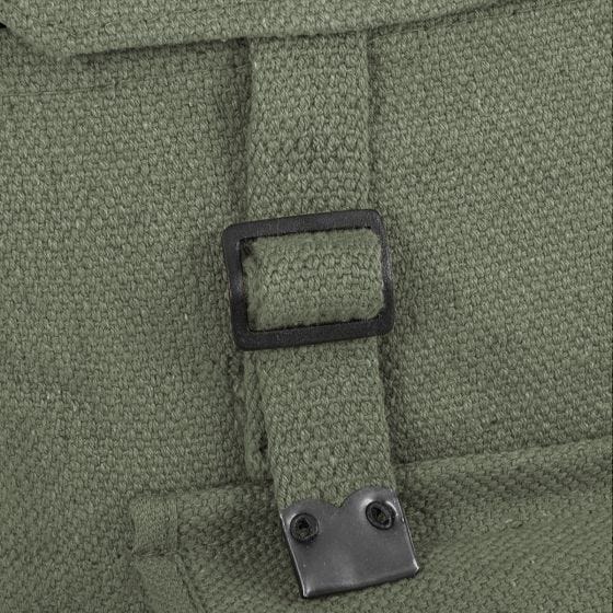 Mochila Grande com Correias e Bolsos Highlander - Verde-Azeitona