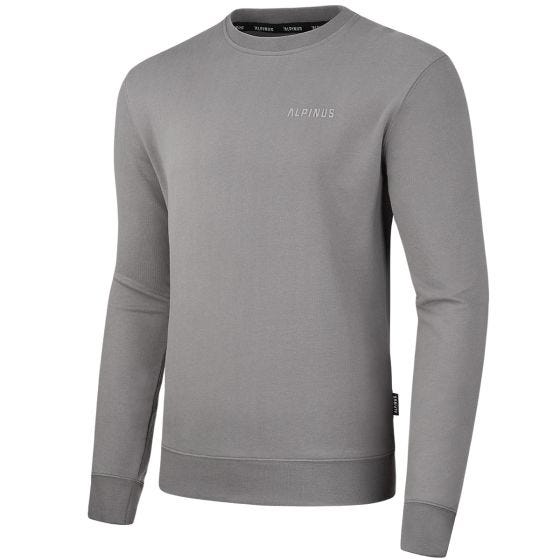 Sweater de gola redonda Alpinus City Bellagio - Cinza