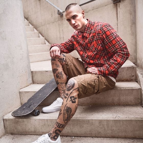 Camisa ao xadrez Brandit Tartan - Tartan