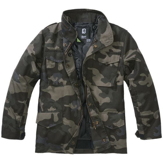 Casaco Brandit Crianças M-65 Standard - Dark Camo