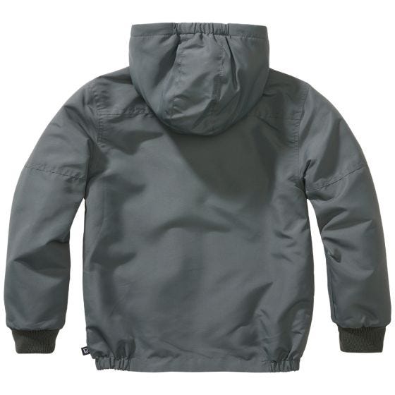 Casaco Brandit Crianças Windbreaker Front Zip - Antracite