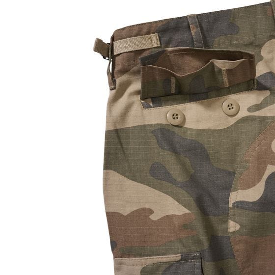 Calças Brandit BDU Ripstop Mulher - Light Woodland
