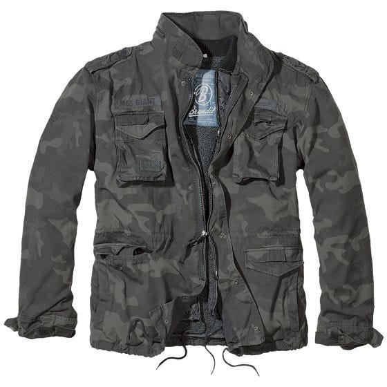 Casaco Brandit M-65 Giant - Dark Camo