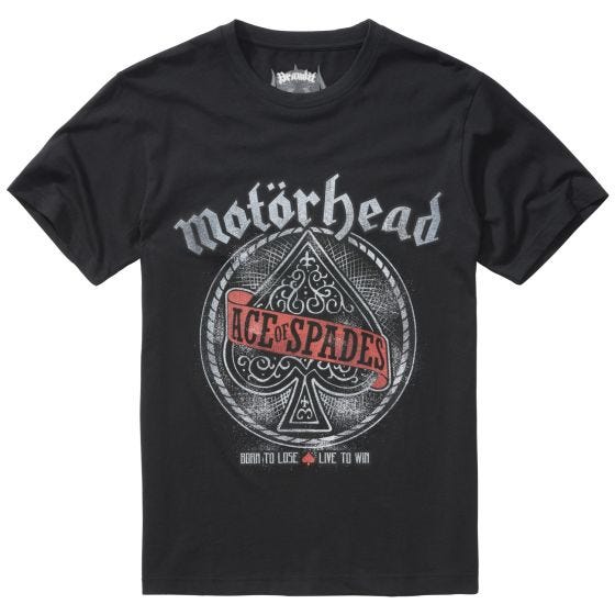 T-Shirt Brandit Motörhead Ace of Spade - Preto