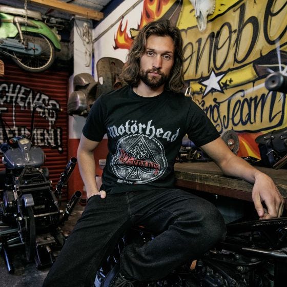 T-Shirt Brandit Motörhead Ace of Spade - Preto
