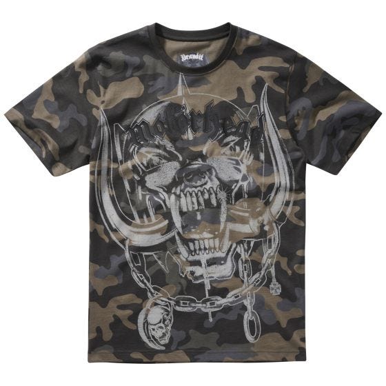 T-Shirt Brandit Motörhead Warpig Print - Dark Camo