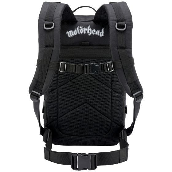 Mochila grande Brandit Motörhead US Cooper - Preto