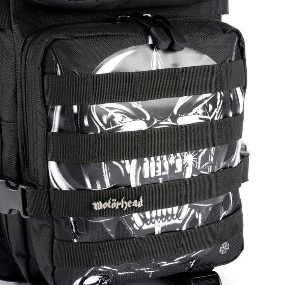 Mochila grande Brandit Motörhead US Cooper - Preto